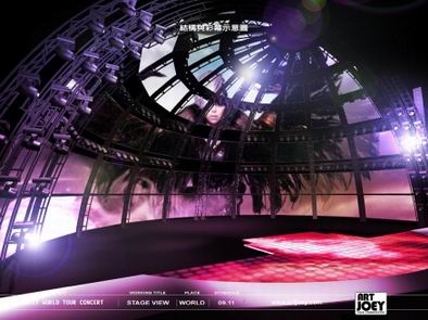 Concert Stage Design - AMIT Century World Tour Concert 2009 China Version Pic. 2