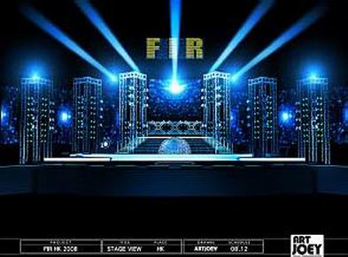 Concert Stage Design - F.I.R. Tenth Planet Tour Concert Hong Kong 2008 Pic. 2