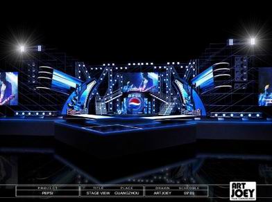 Concert Stage Design - Pepsi Band Award 2009 Final Round Pic. 1