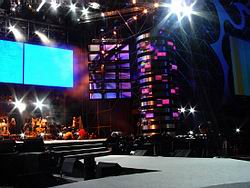 Concert Stage Design - Onsite Rehearsal of Visual Effects