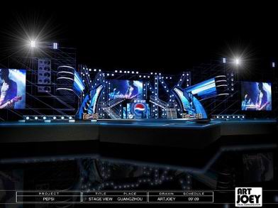 Concert Stage Design - Pepsi Band Award 2009 Final Round Pic. 2