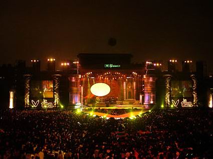 Concert stage design CHANNEL V-POWER CONCERT 2005 TAIPEI pic-5